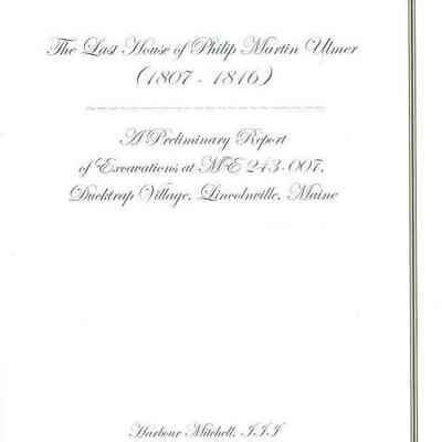 Last House of Philip Martin Ulmer