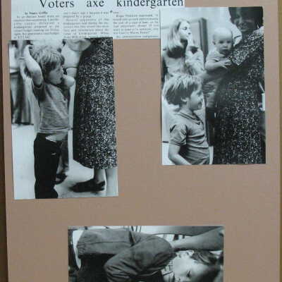 Voters Axe Kindergarten