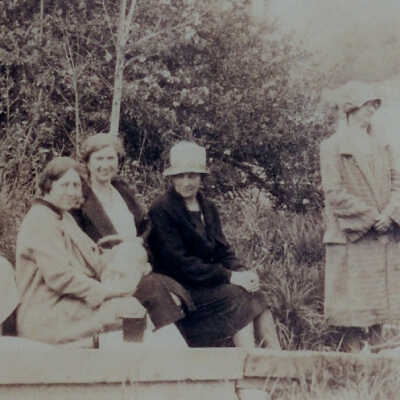 Ladies at Ducktrap 1929