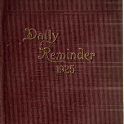 Diary kept by Heald Family Member