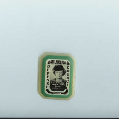 Dorothy Richards ID Badge WWII