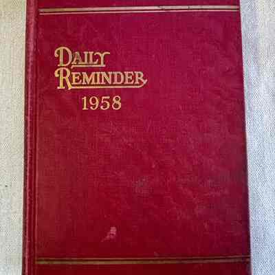Ralph Richards 1958 Diary