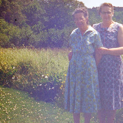 Emma Nickerson and mother