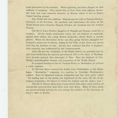 The Muscongus Grant and Waldo Patent