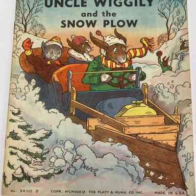 Uncle Wiggily and the Snow Plow: copyright 1934