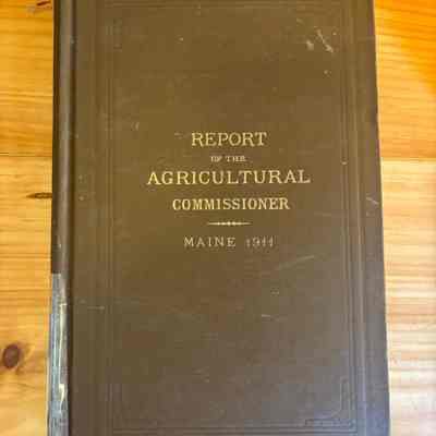 Report of the Agricultural Commissioner 1911