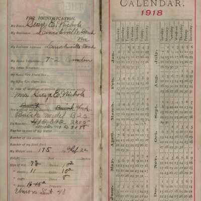 George E. Nichols Diary - 1918