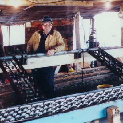 Joe in sawmill