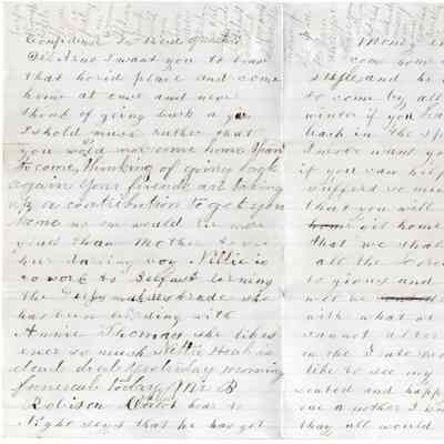 Knight Collection - 1881 Letter