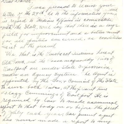 LEO SHAY LETTER TO DAVID NICHOLS - 1940