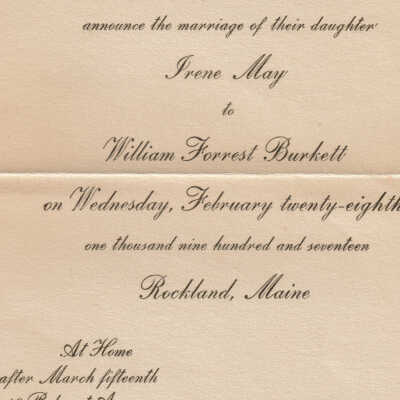 Wedding Announcement