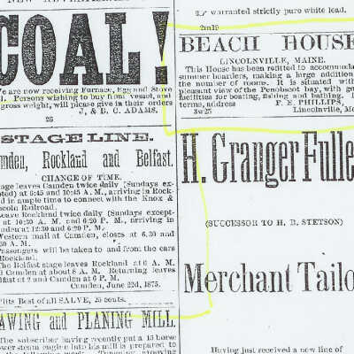 Camden Herald ads