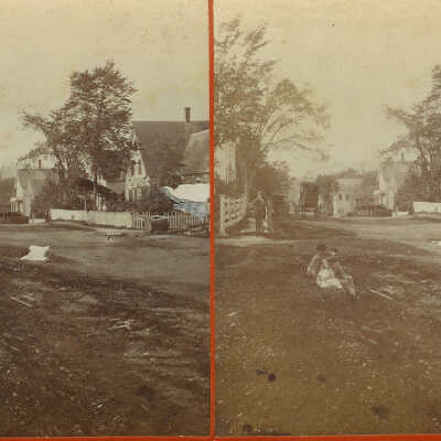 Lincolnville Center Stereograph