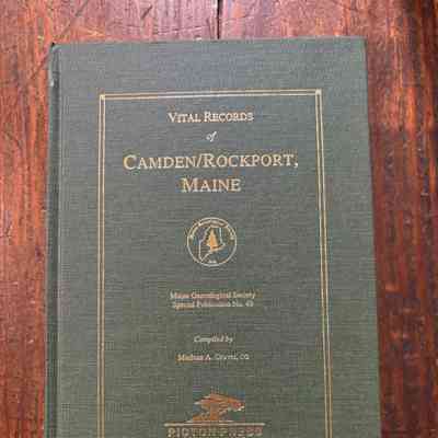Vital Records of Camden/Rockport, Maine