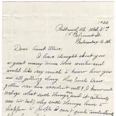 Knight Collection - 1923 Letter