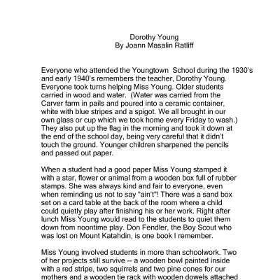 Dorothy Young