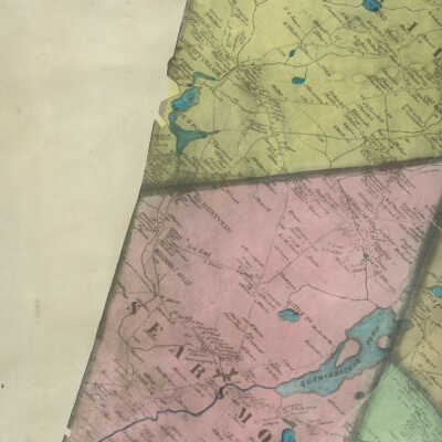Waldo County map
