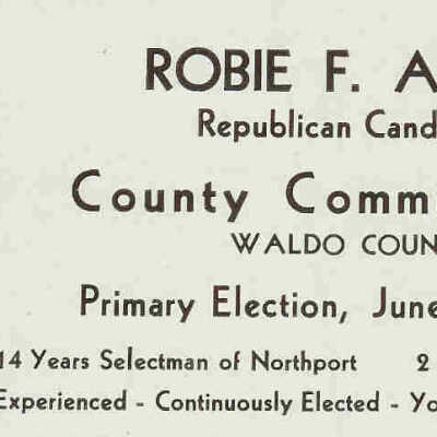 Candidate Robie Ames