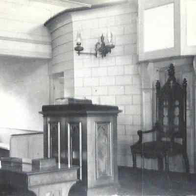 Interior of Center Church, 1939