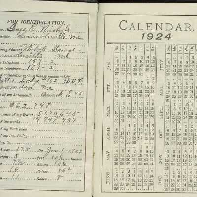 George E. Nichols Diary 1924