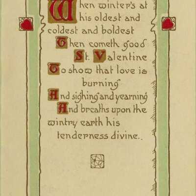 Valentine from Cousin Laura to G. E. Nichols