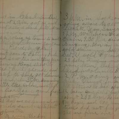 Journal pages - Winfield Young