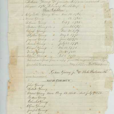 Young Family List