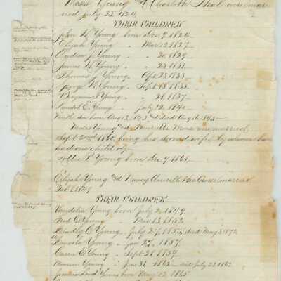 Young Family List page 2