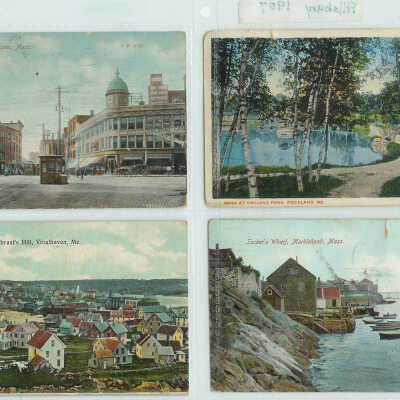 Pillsbury Family Postcard Correspondence