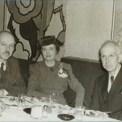 Two men and a woman
