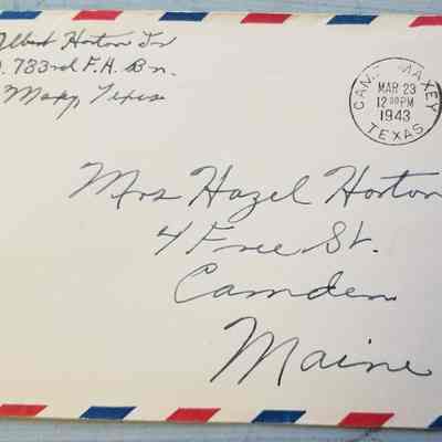 Letters - Albert Horton Jr. During WWII