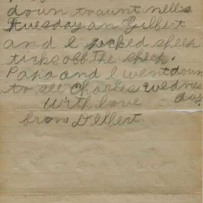 Adelbert French letter (2)