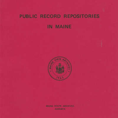 Public Record Repositories in Maine