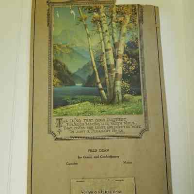 Fred Dean advertising calendar