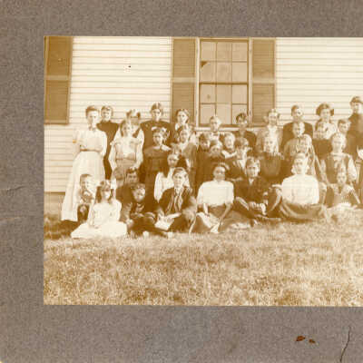Beach High School 1910 - Ruby Coombs - 3rd from Left with Bow
