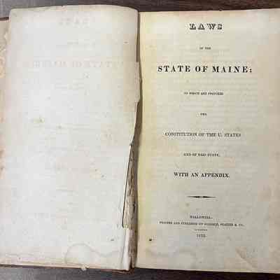 Laws of the State of Maine