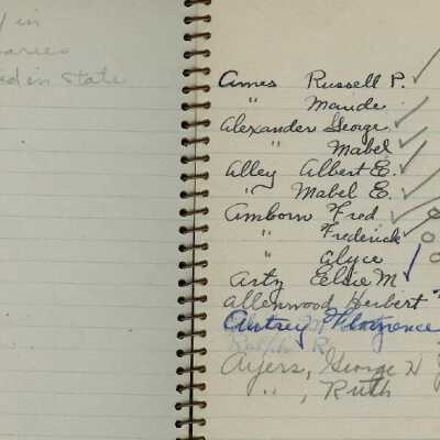 Voting List (date unknown)