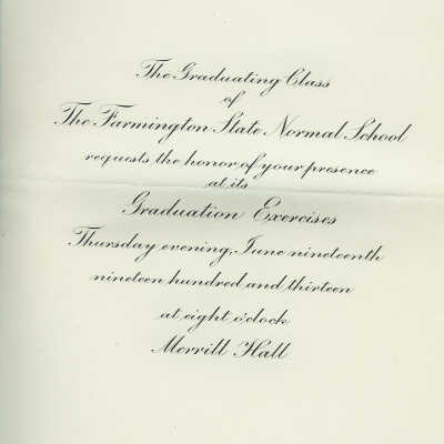 Graduation Exercises Invitation