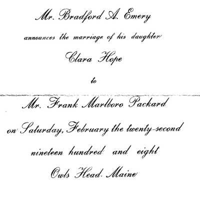 Wedding Announcement
