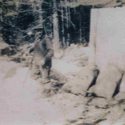 Martin Athearn in woods