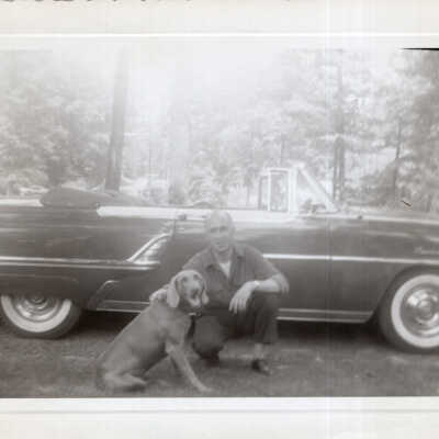 William Carver with "Star" - 1962 (1955 Mercury)