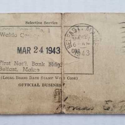 March 24, 1943 Notice - Back Side