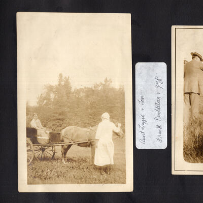 Aunt Lizzie & Tom; Frank Pendleton & Gyp