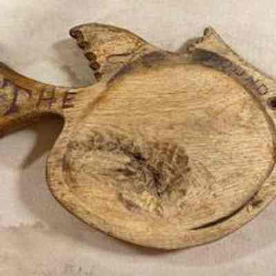 Lobster Pound hand-carved wood serving platter