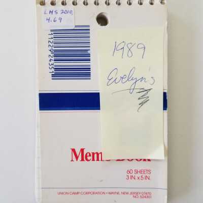 Evelyn Heald Diary 1989