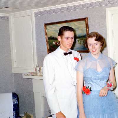 1958 - Ron Dodd with Girl