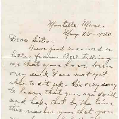 Knight Collection - 1923 Letter
