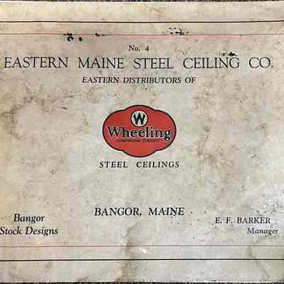 Eastern Maine Steel Ceiling Co. catalog
