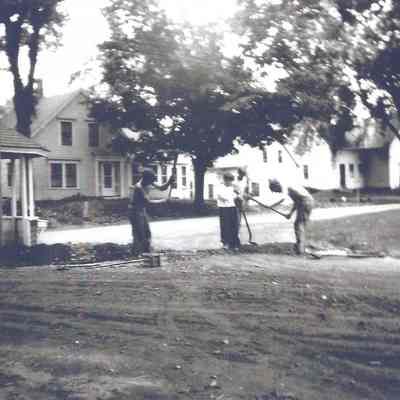 Digging a Waterline, Aug. 1947