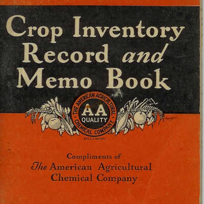 Crop Inventory Record